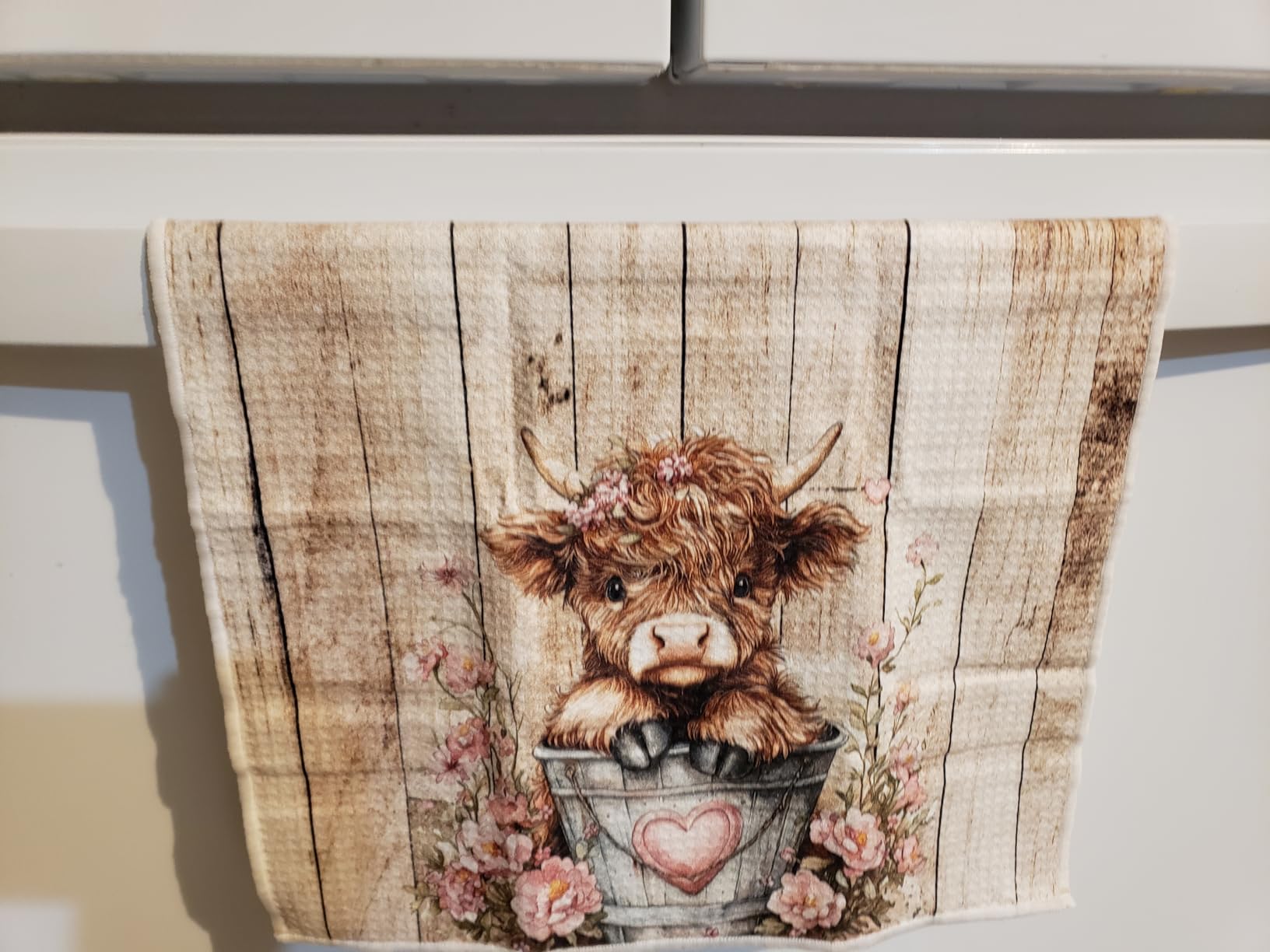 Cute Dog Kitchen Towels 24x14 Inch, Diverse Patterns Colors Waffle Hand Towels for Kitchen Home Bathroom, Absorbent Soft Microfiber Dish Cloth Tea Towel, Dog Lover Gifts for Women customer photo 2