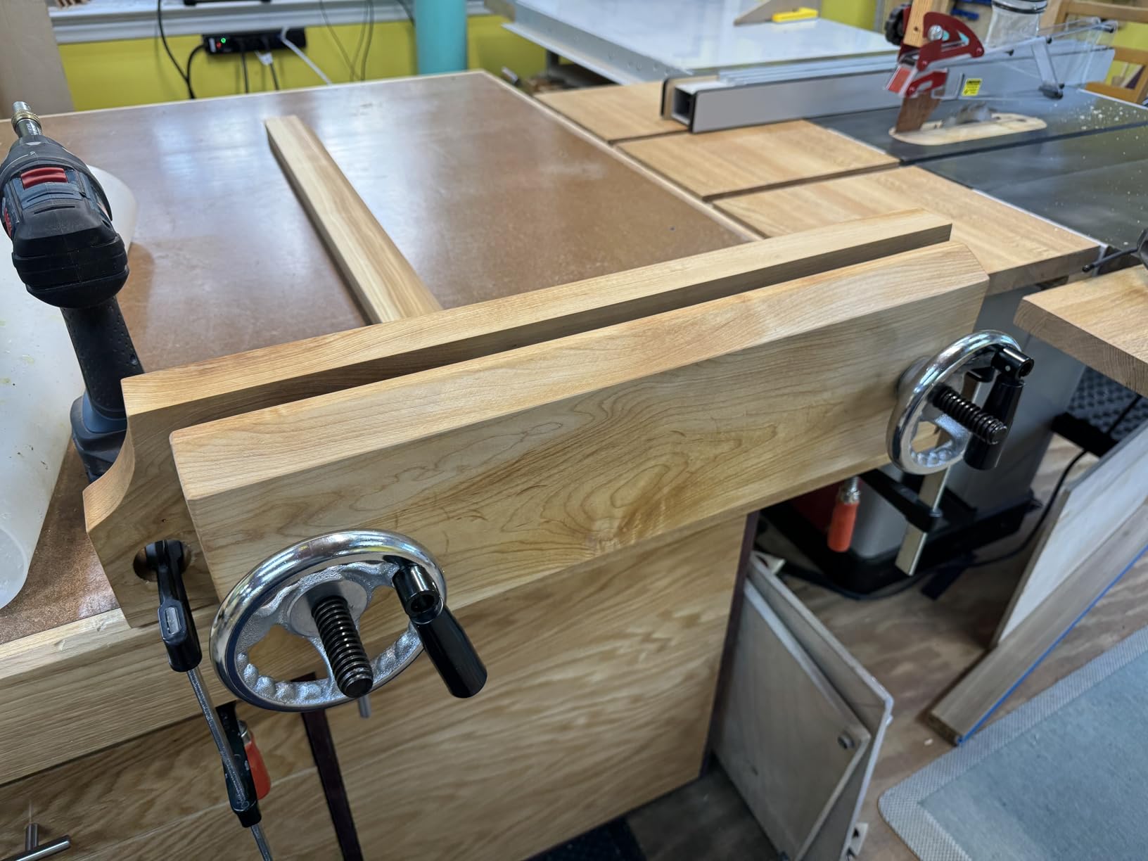 Moxon Vise Hardware Kit with Acme Threaded Rod System Precise Processing customer photo 2