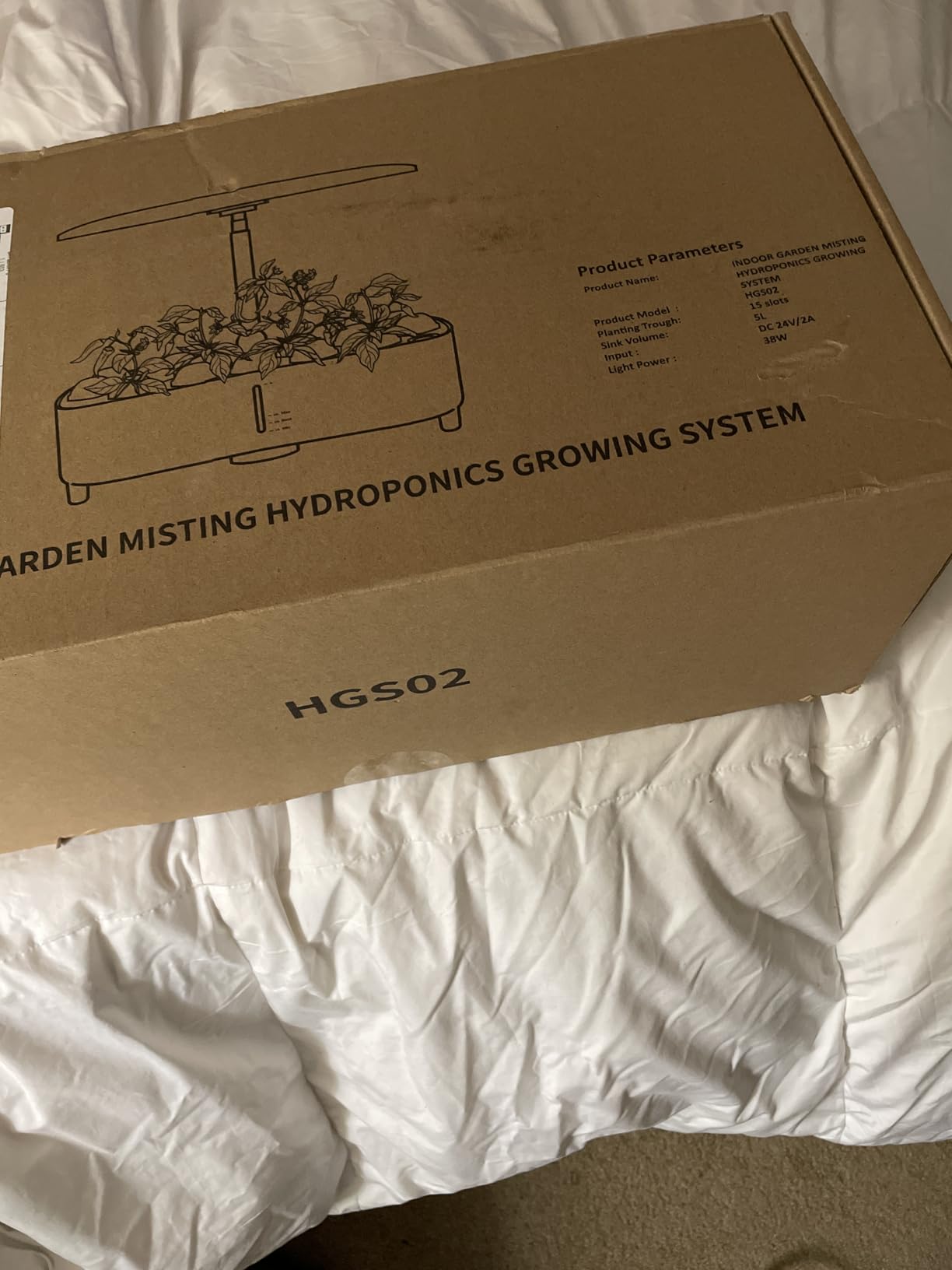 NEEWER Basics Silent Aeroponics Growing System Kit, Hydroponics with Atomization Tech LED Grow Light 3 Modes 15 Seed Pods Timer LCD, Indoor Gardening Plant Food Vegetable Herb Garden Planter, HGS02 customer photo 2