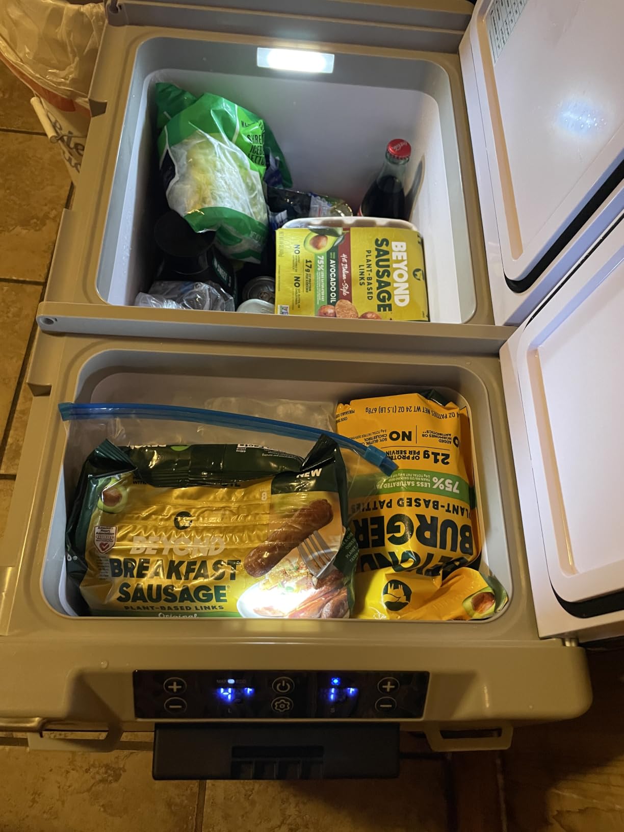 Feelfunn 12 Volt Refrigerator Car Fridge 61QT Dual Zone Electric Cooler customer photo 1