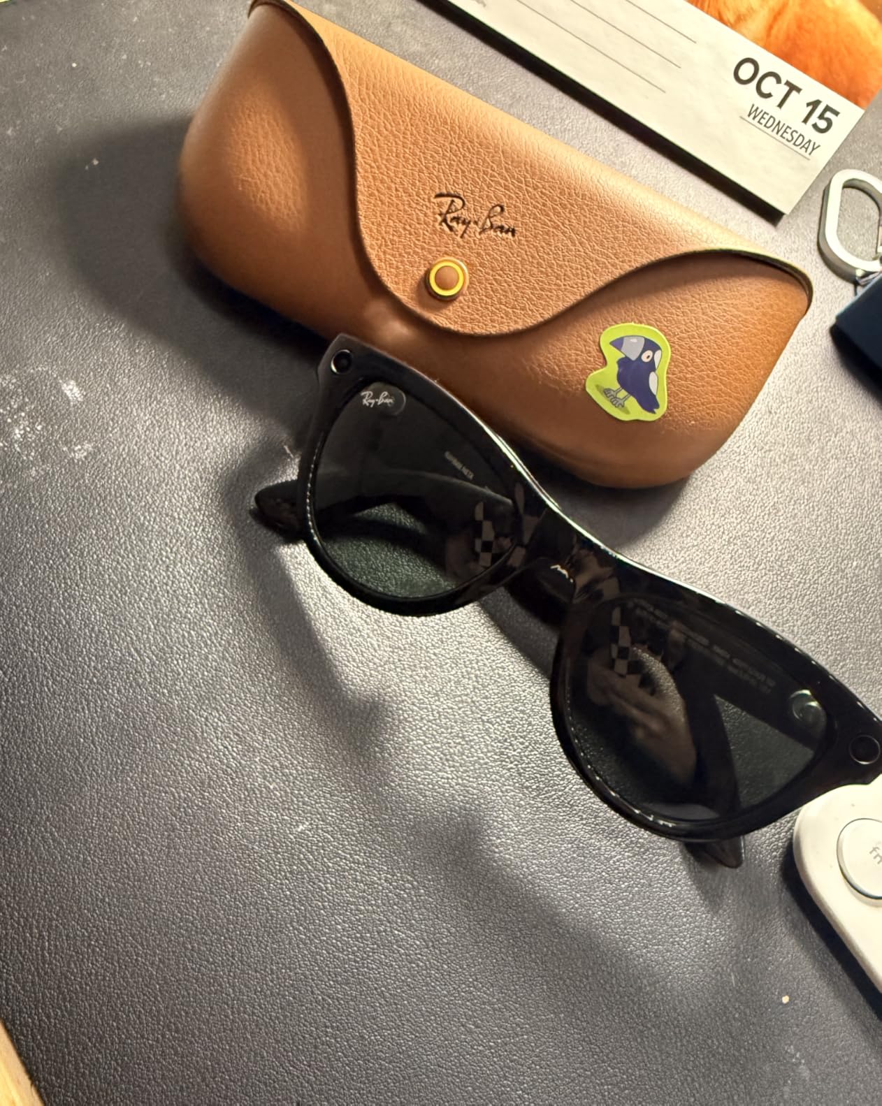 Meta Ray-Ban (Gen 2) Skyler Smart AI Glasses, Shiny Black, Green Lenses customer photo 2