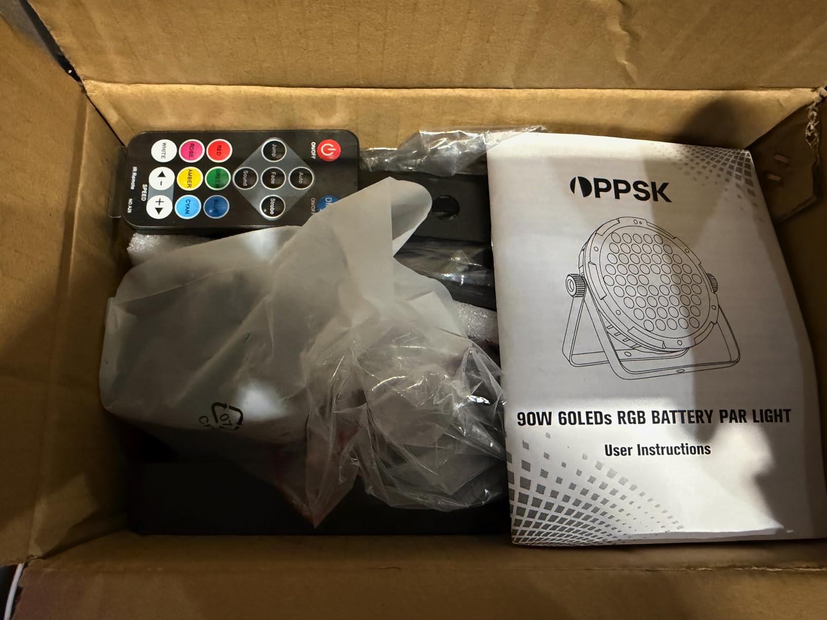 90W Dimmable RGB Battery Par Lights by Remote & DMX Control (2Pack) customer photo 2
