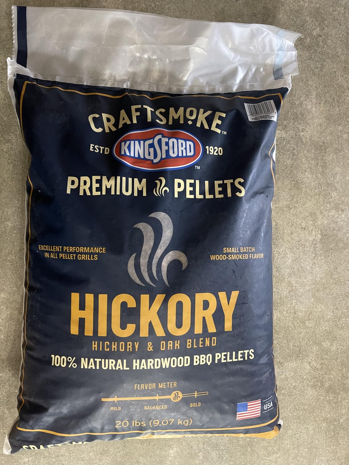 Kingsford Craftsmoke Premium Grilling Wood Pellets, Hickory BBQ Pellets for Grilling, 100% Natural Hardwood, 20 pounds customer photo 2