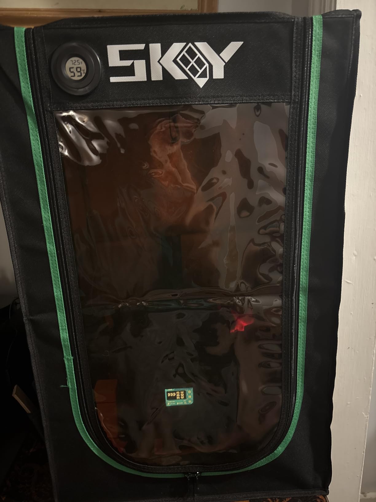 Large Resin 3D Printer Enclosure with Ventilation Kit LED Light, 3D Printer Vented Enclosure Tent Cover Eliminate Odors Dustproof Isolate Noise Compatible with LCD Resin UV 3D Printer 33*18.9*28.7Inch customer photo 1