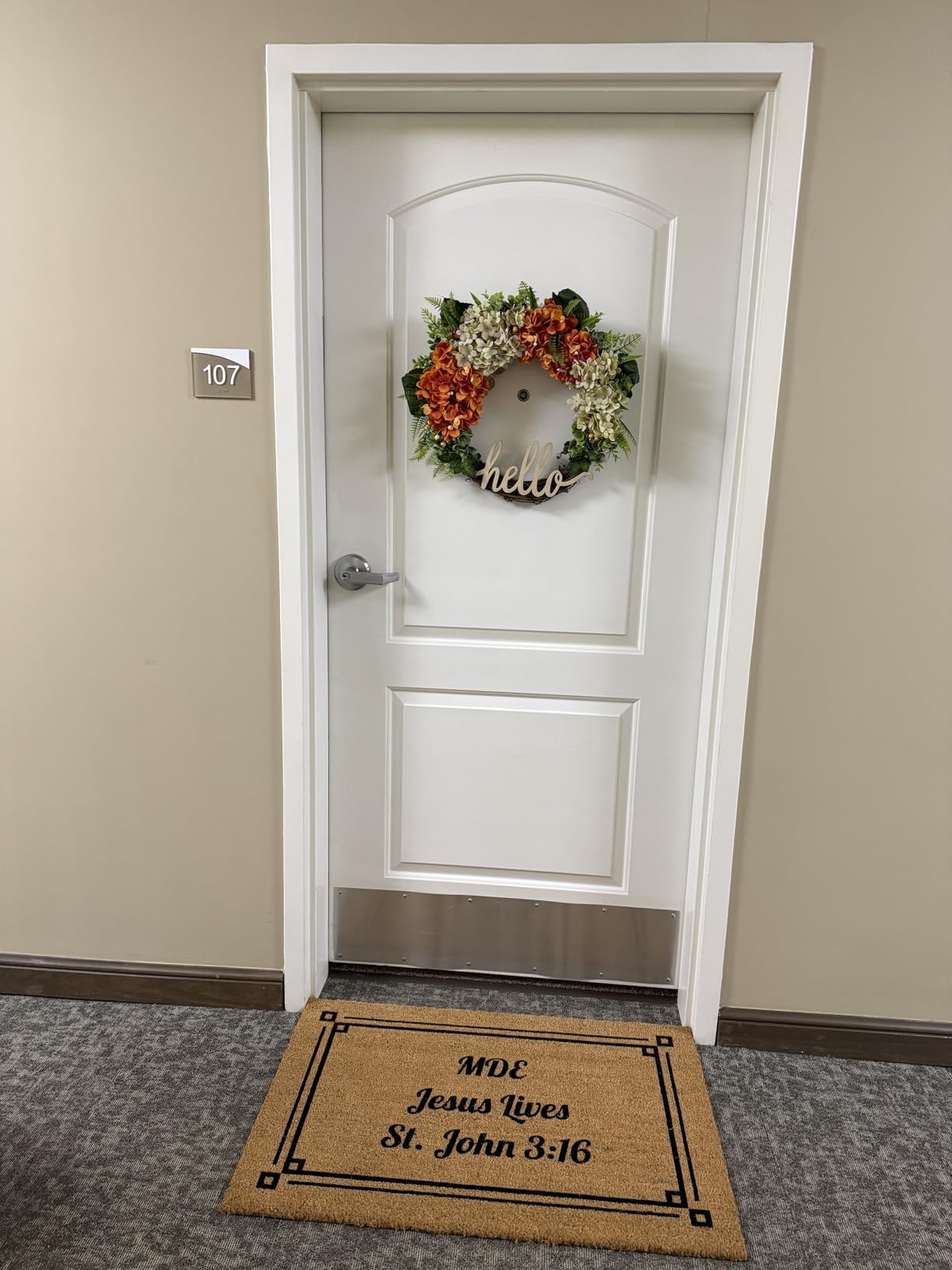 Personalized Door Mat, Custom Coir Doormat, Customize with Text, Front Door Mat, Indoor/Outdoor, Housewarming, Heavy Duty Slip Resistant Backing, Natural Coir Material customer photo 2