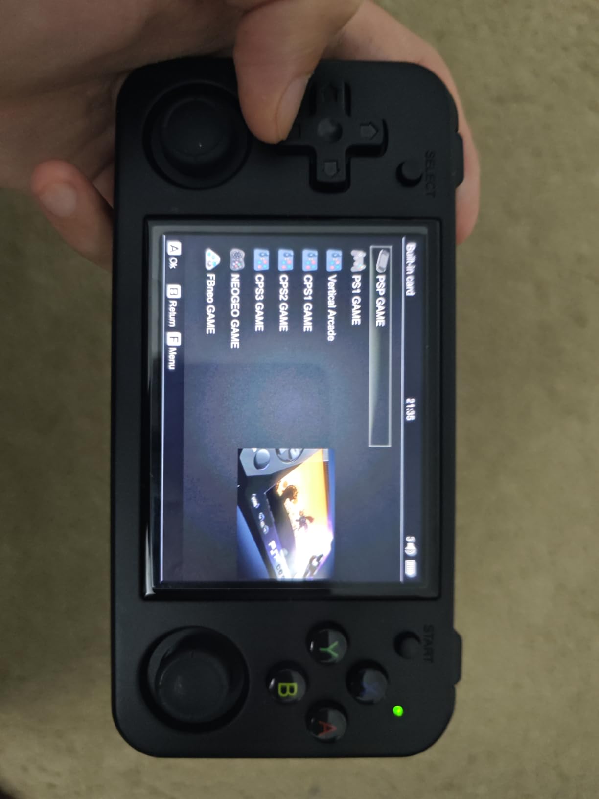 RG35XX H Retro Handheld Game Console Linux System 3.5''IPS Screen 64G TF Card with 3545+ Preinstalled Games RG 35XXH Portable Gaming Console RG35XXH Support 5G WiFi Bluetooth HDMI Purple customer photo 2