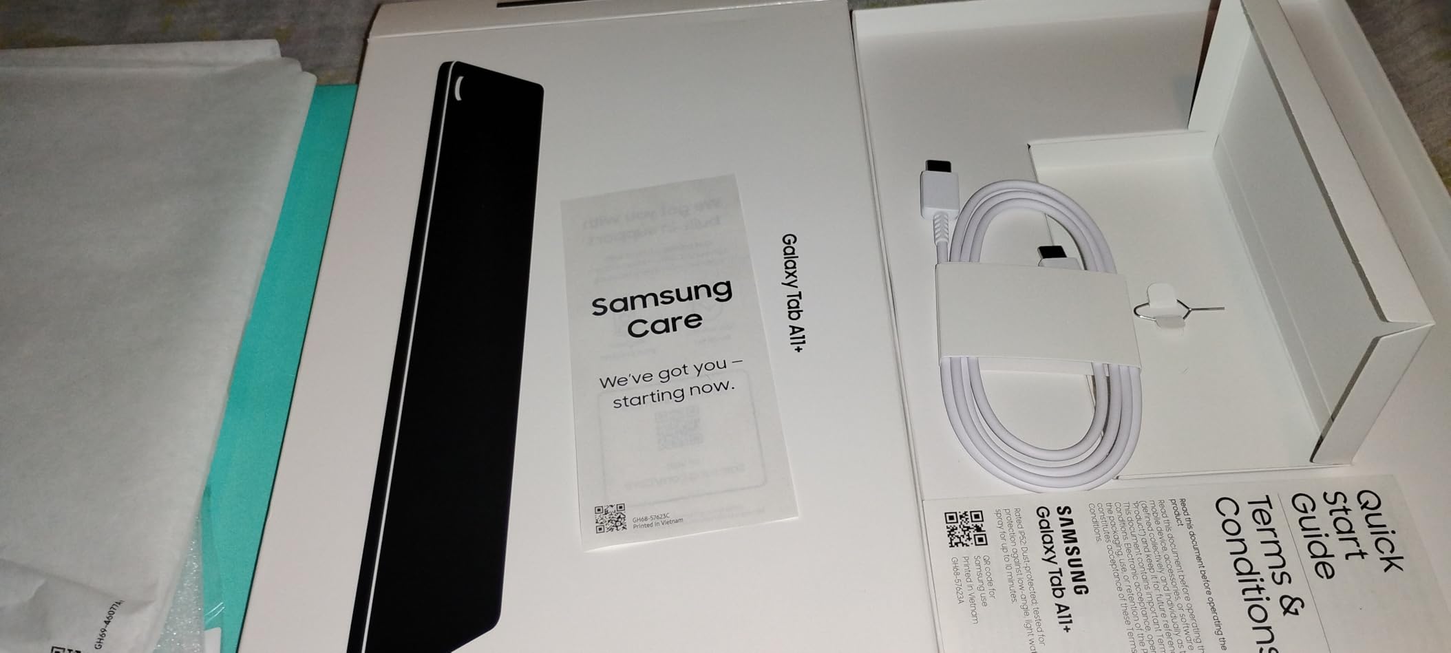 Samsung Galaxy Tab A11+ 8GB RAM, 256GB Storage, AI Assist, Slim Light, Gray customer photo 1