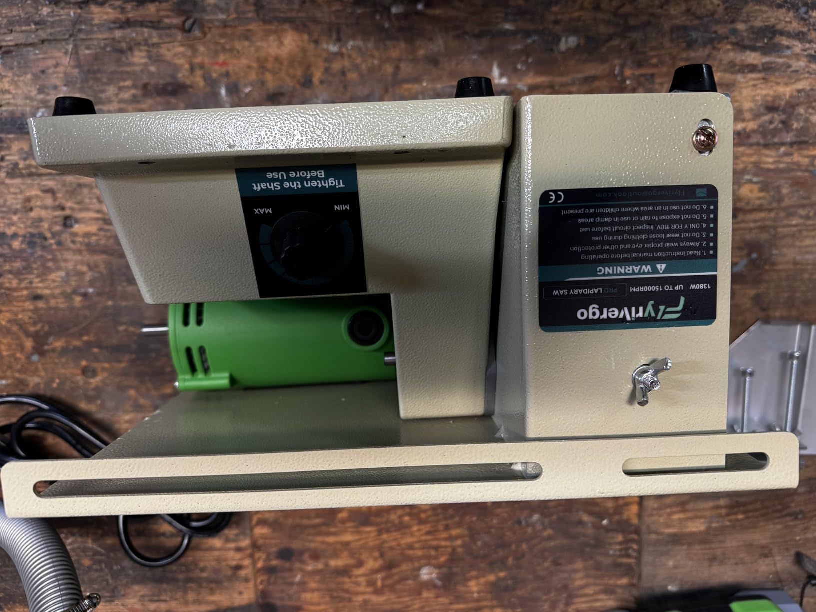 Lapidary Saw for Cutting Rocks with Vise Attachment customer photo 2