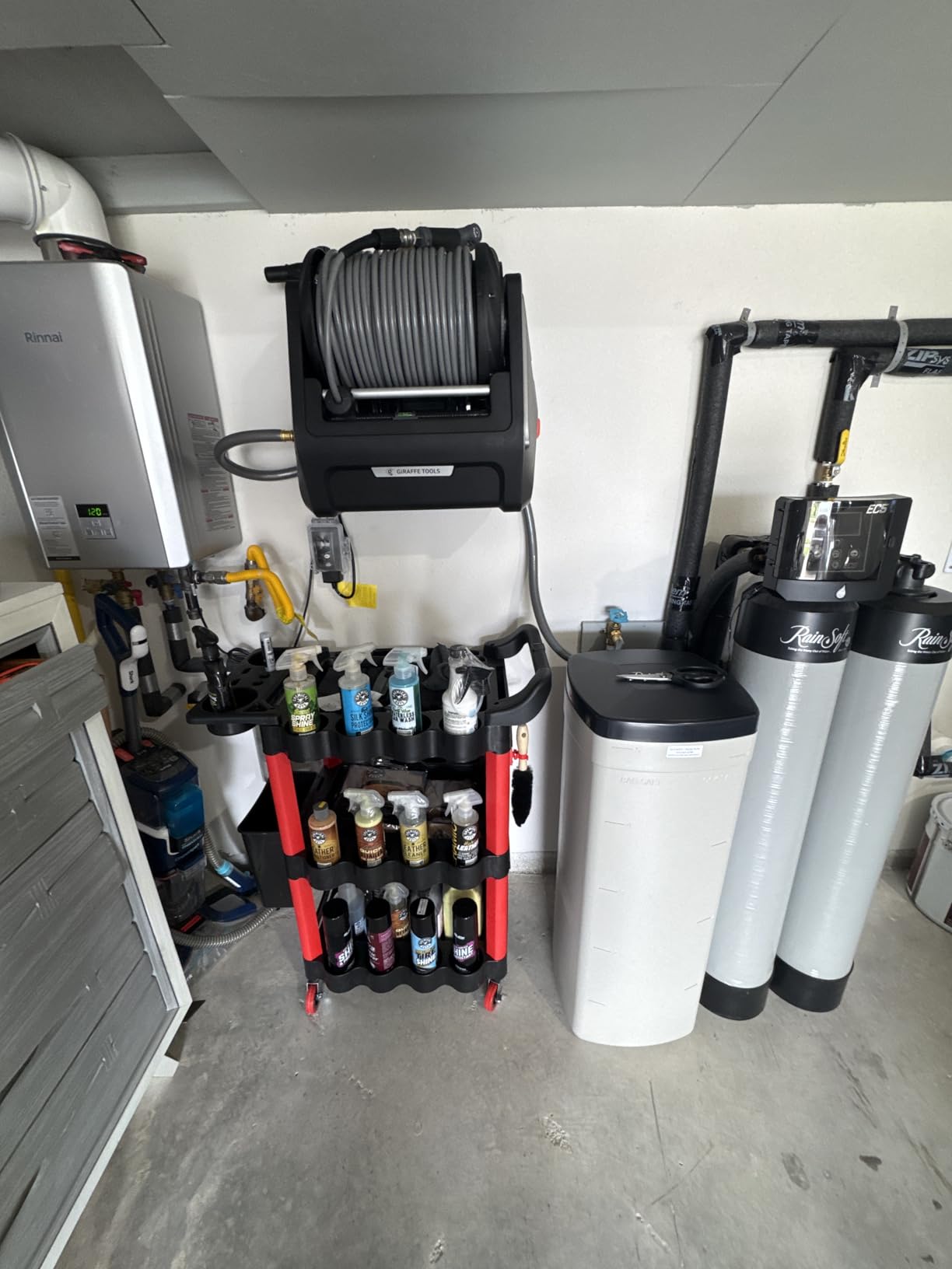 Auto Detailing Cart with Wheels, 3 Tier Rolling Detail Cart customer photo 2