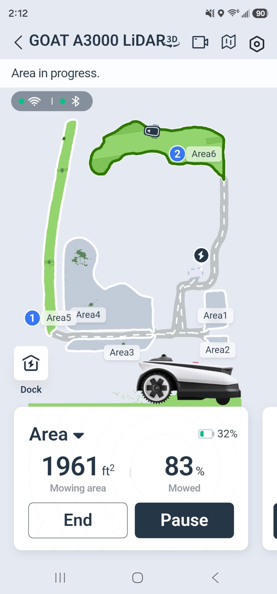 ECOVACS Goat A3000 LiDAR PRO Robotic Lawn Mower, Dual LiDAR Navigation customer photo 1