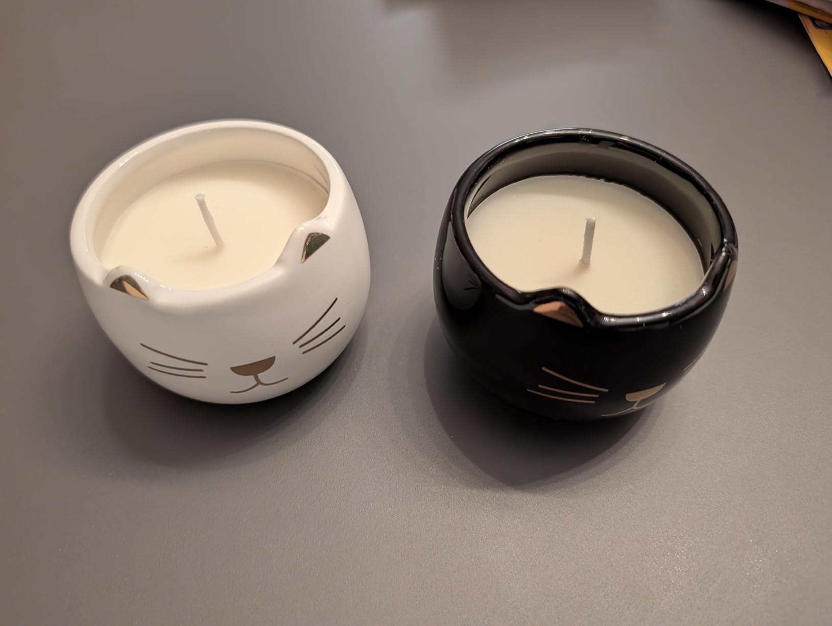 Decorative Soy Wax Scented Candles, Cat Shaped Candle Gift Set of 2, Cute Cat Gifts for Home Decor customer photo 1