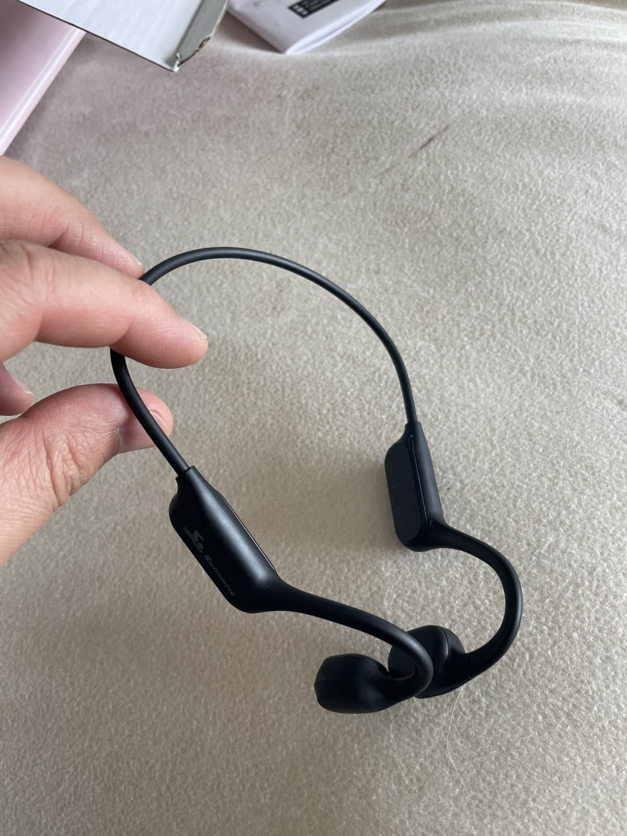 ANSTEN Swimming Headphones Bluetooth 6.0 Bone Conduction Headphones IPX8 customer photo 2