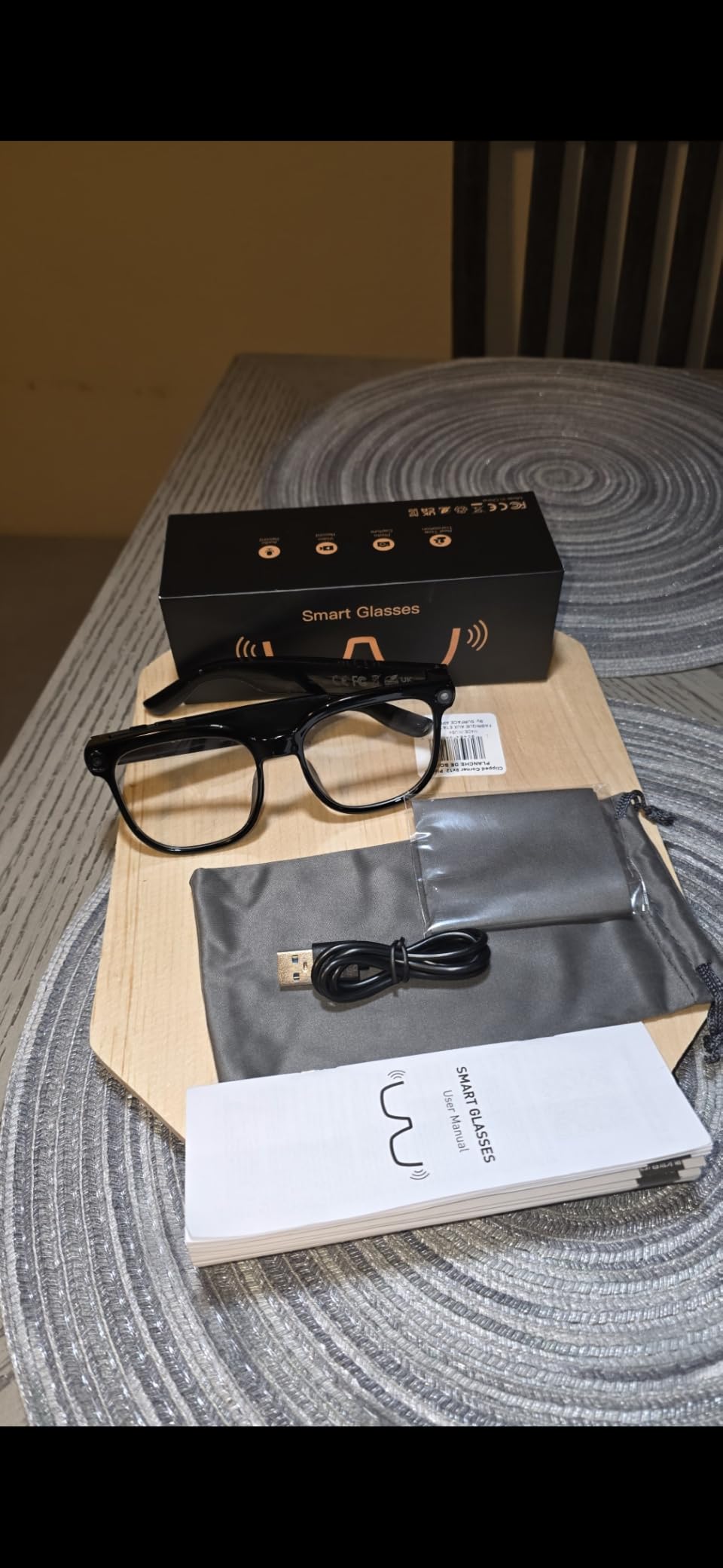AI Smart Glasses with Camera, 4K Video, Real-Time Translation, AI Assistant customer photo 1