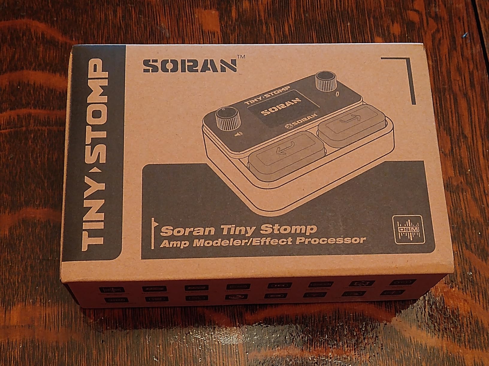 SORAN JME-03A Tiny Stomp Multi Effects Guitar Pedal, 125 Effects, 99 Presets, 10 Modules, 40s Looper, 100 Drum Rhythms, 20 IR/NAM Slots, USB Audio, Rechargeable Pocket Pedal for Guitar and Bass customer photo 1