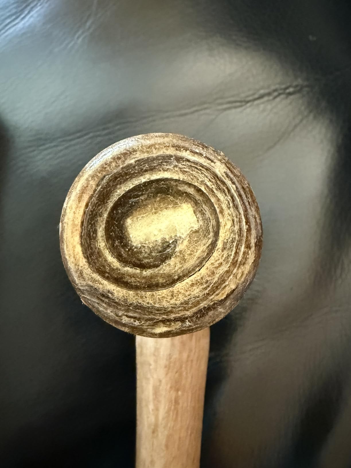 11.5 x 3 Inch Natural Rawhide Mallet Tool, Rawhide Leather Hammer customer photo 2