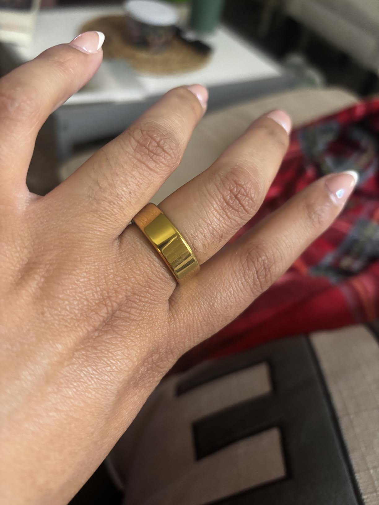 Smart Ring for Women Men,Fitness Tracker Ring,Heart Rate,Blood Oxygen,Step Tracker,Sleep Tracker,Meditation Assistance,No Subscription Fee,IP68 Waterproof,2026 New Holiday Gifts (Silver 8) customer photo 2