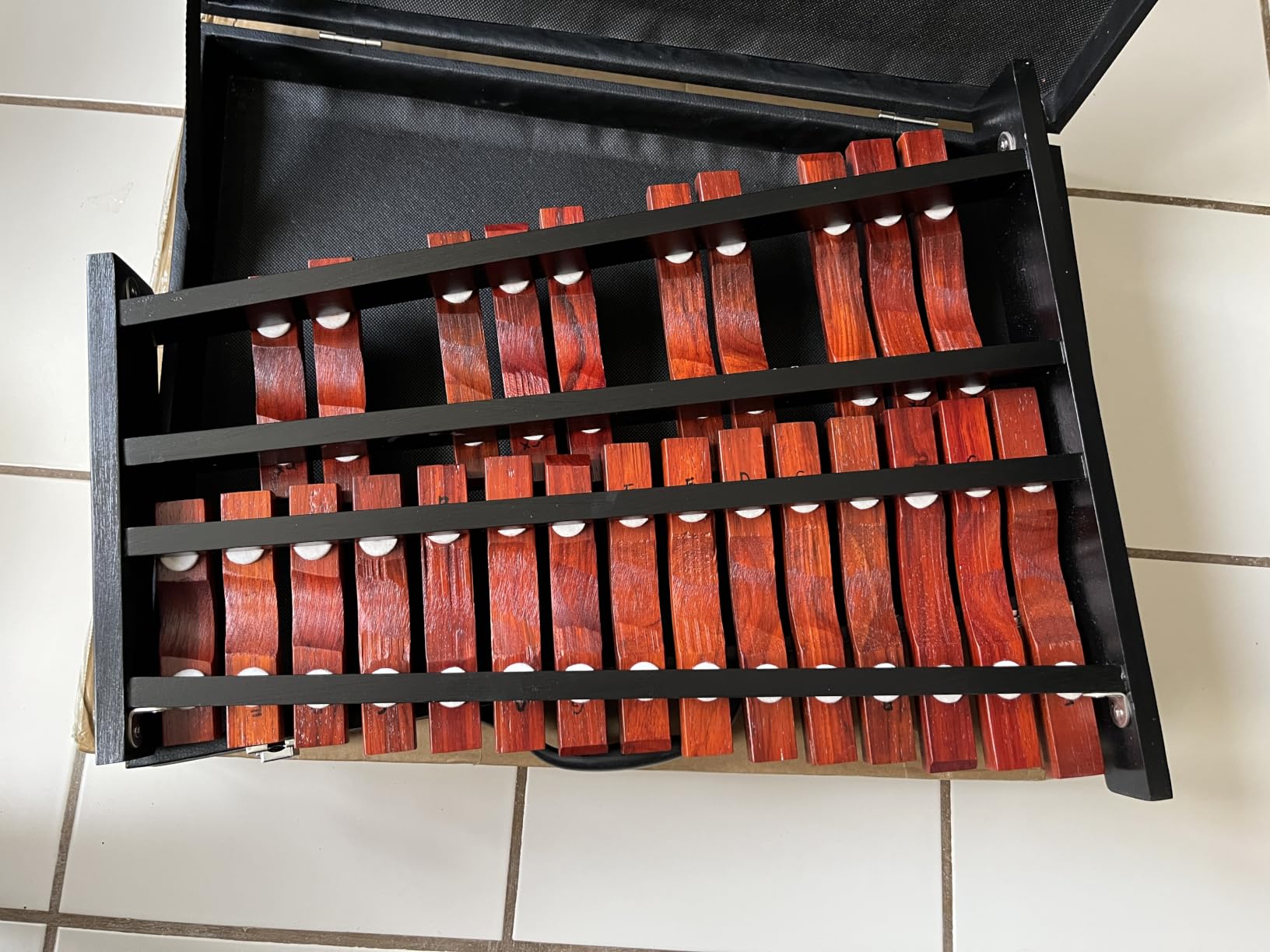 Marimba Xylophone 32 Key,Height-Adjustable Stand, and Durable Carrying Case customer photo 2