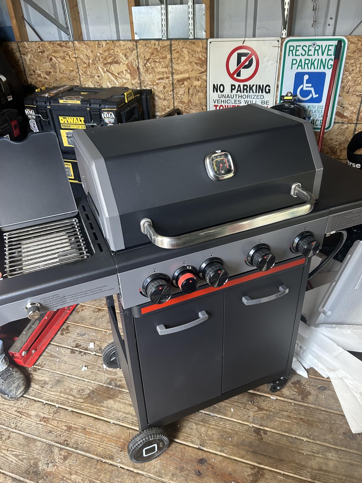 Brand-Man 4 Burner Propane Gas Grill with Infrared Side Burner customer photo 2