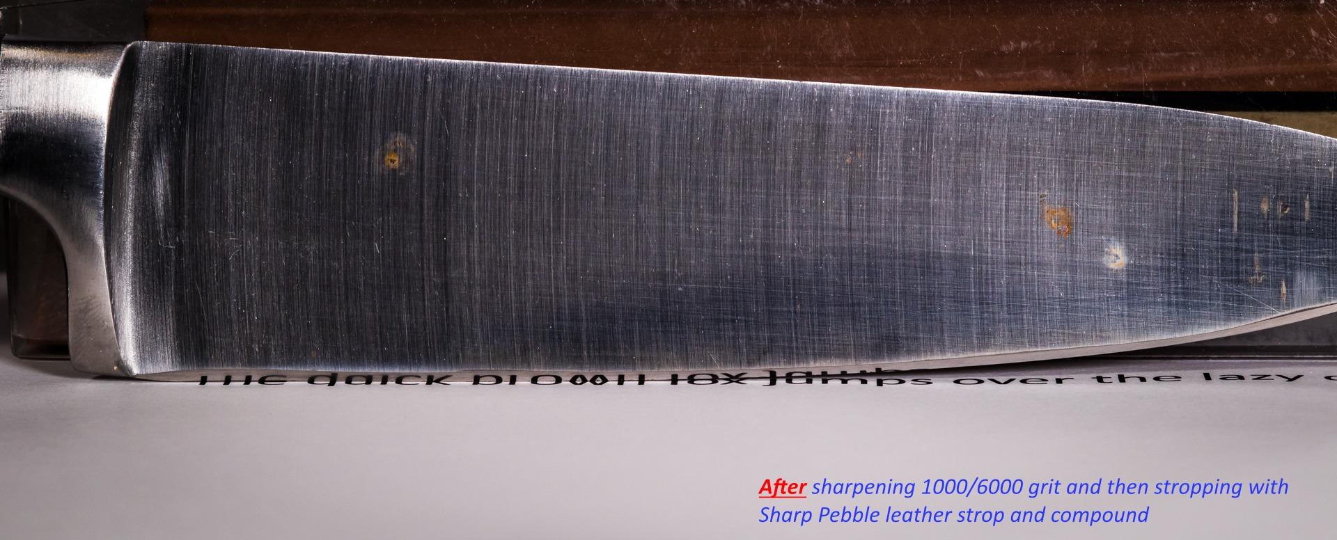 Sharp Pebble Leather Paddle Strop for Knife Sharpening customer photo 2