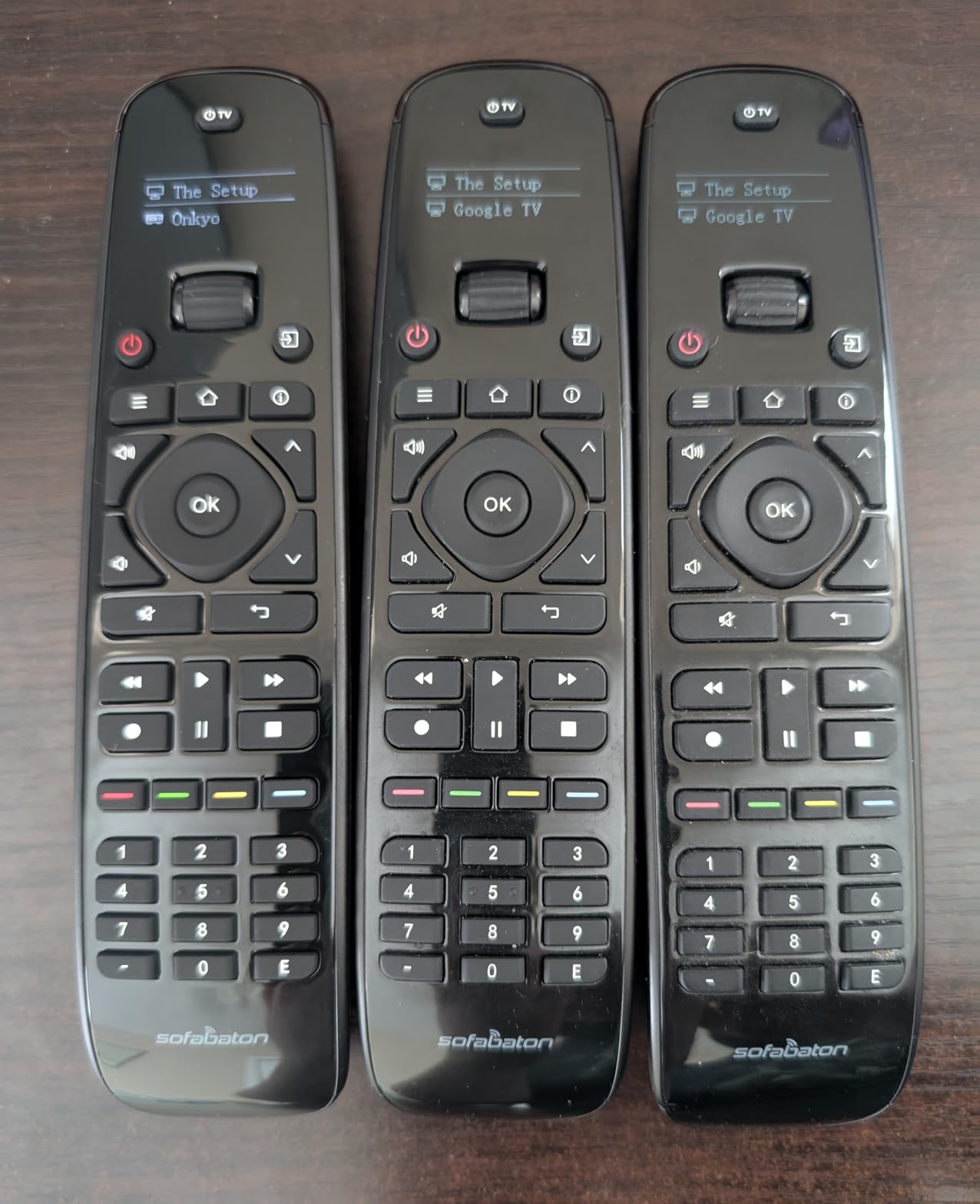 SofaBaton U3 Universal Remote Control,Scroll Wheel, Air Mouse,Bluetooth Multipoint,Smart Remote All in One with Customize Button, Works with IR/Bluetooth/RF Devices,Voice Control with Google Assistant customer photo 1