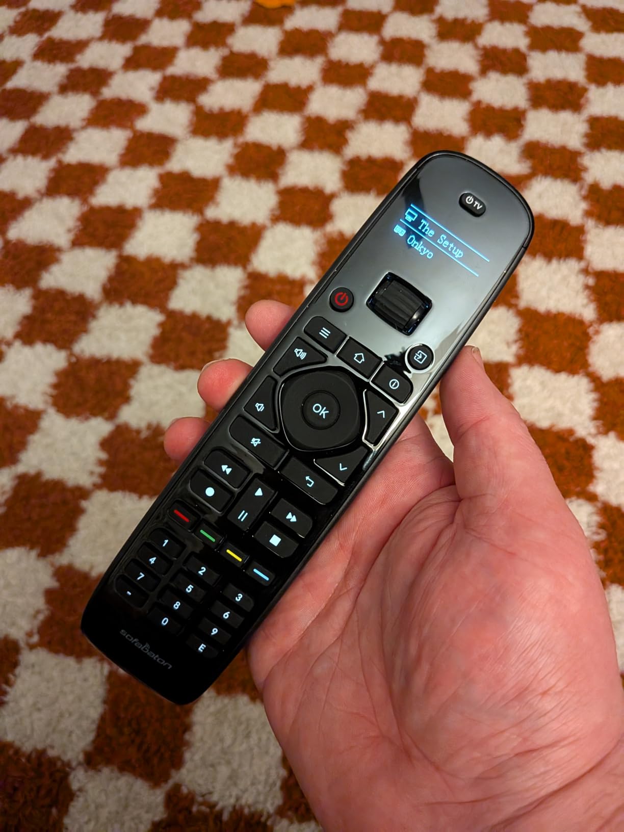 SofaBaton U3 Universal Remote Control,Scroll Wheel, Air Mouse,Bluetooth Multipoint,Smart Remote All in One with Customize Button, Works with IR/Bluetooth/RF Devices,Voice Control with Google Assistant customer photo 2