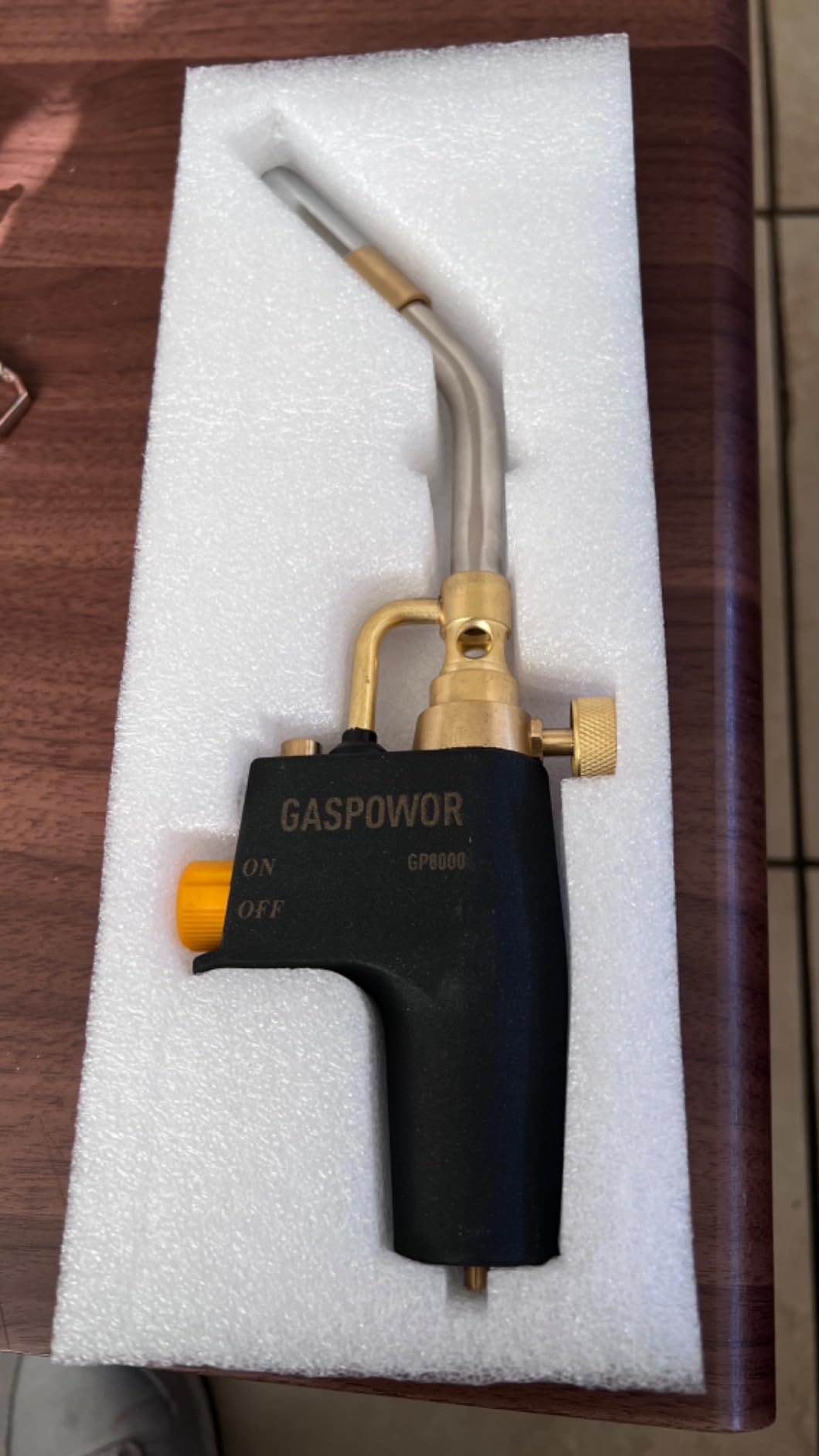 High Intensity Propane Torch Head Fuel by Propane, MAPP, Turbo Gas Torch Kit, Welding Torch, Trigger Start Mapp Gas Torch Kit with Igniter,Propane Torch,Blow Torch(Fuel Not Included) customer photo 1