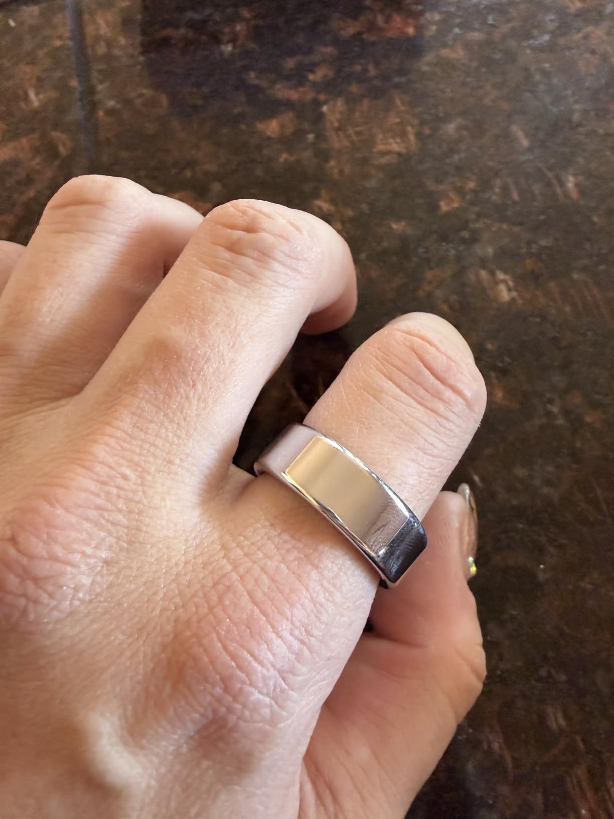 2026 Smart Ring For Women & Men, Sleep Health Fitness Tracker, Silver 6 customer photo 2