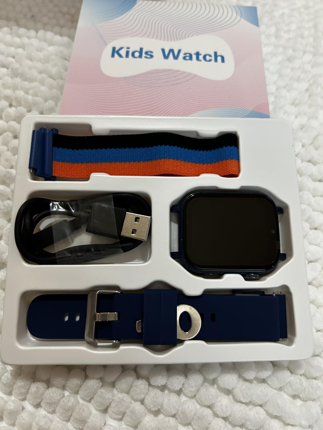 4G Kids Smart Watch for Boys Girls with GPS Tracker, SOS, Two Way Call Video Calling Voice Chat,School Mode, Alarm Clock,Safe Zones,Pedometer,Stopwatch,Games Children Smartwatch for 4-12 (4G Blue) customer photo 2