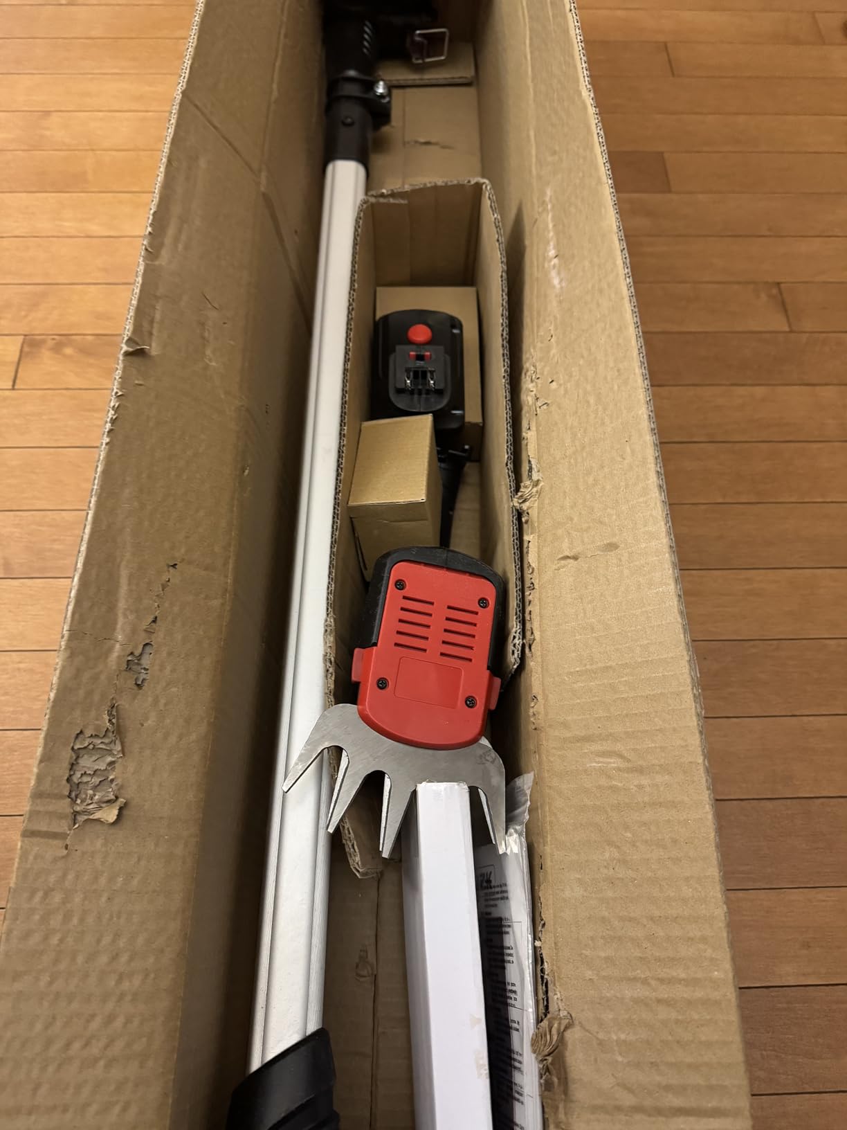 MZK 20V 2-in-1 Pole Hedge Trimmer & Grass Shear,13ft Reach, 2x4Ah Batteries customer photo 2
