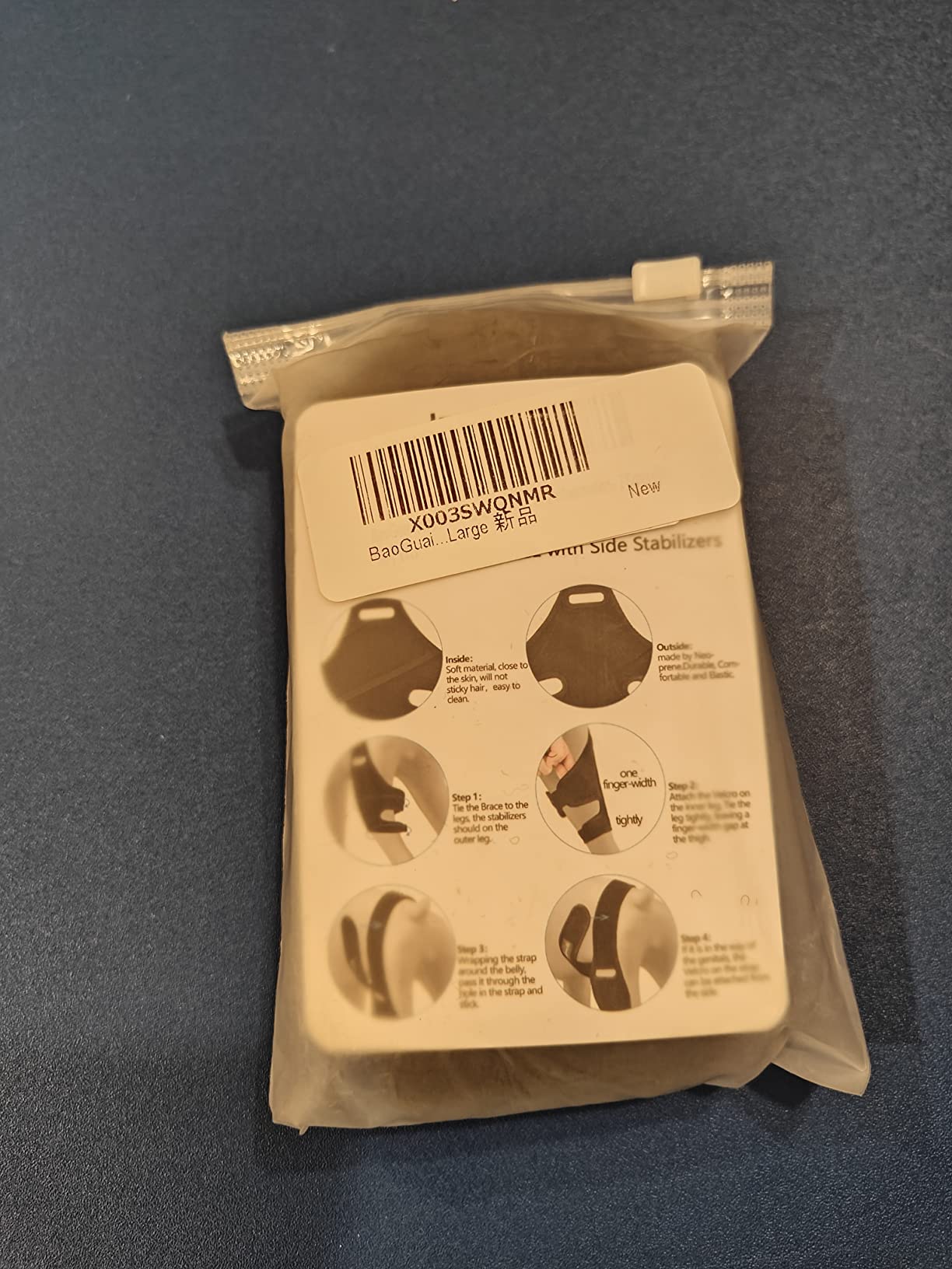 Knee Brace for Dogs ACL with Side Stabilizers,Knee Cap Dislocation, Arthritis - Keeps The Joint Warm and Stable - Extra Support - Reduces Pain and Inflammation - 7Sizes(M) customer photo 1