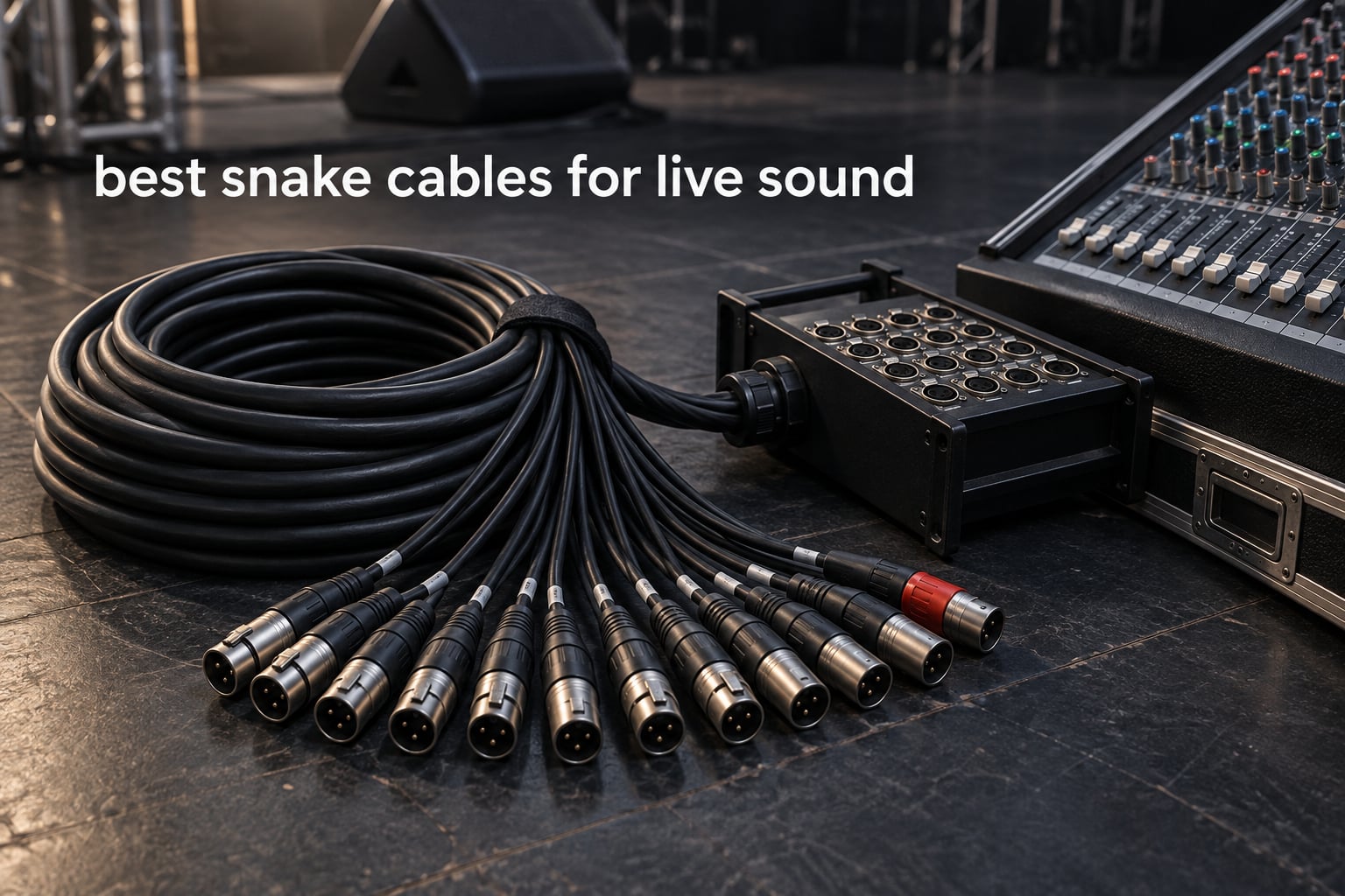 best snake cables for live sound