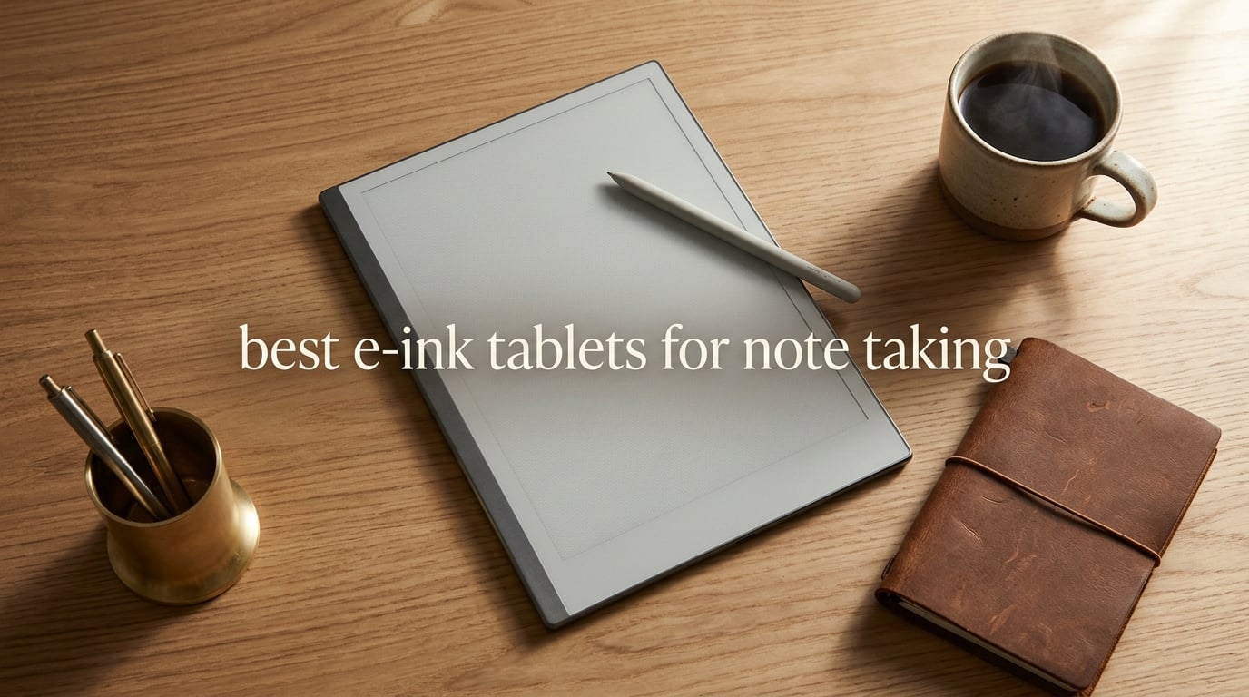 best e-ink tablets for note taking