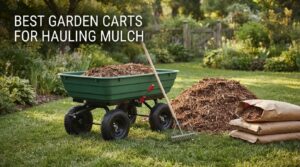 best garden carts for hauling mulch