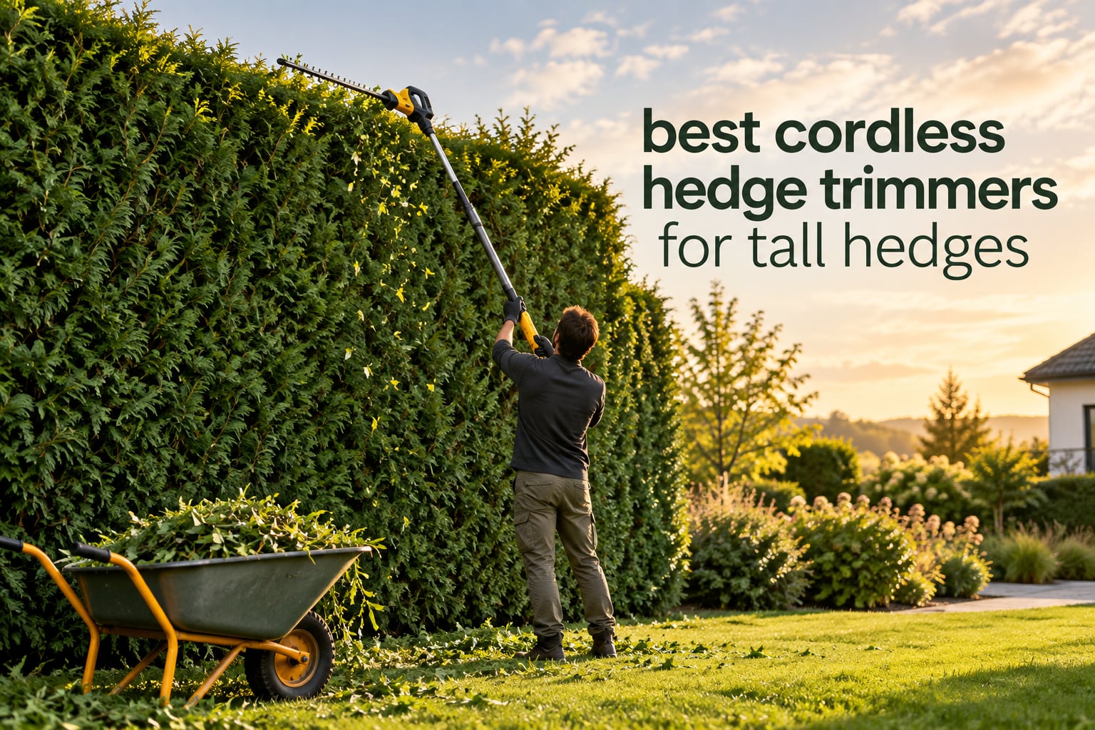 best cordless hedge trimmers for tall hedges