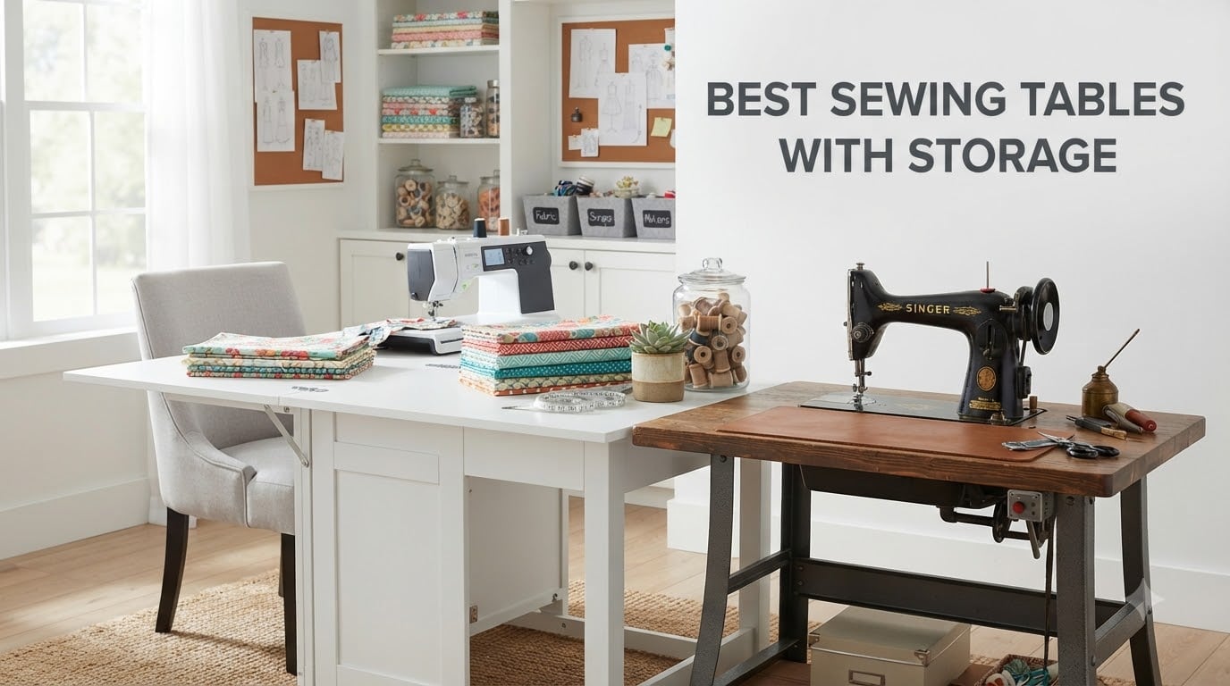 best sewing tables with storage