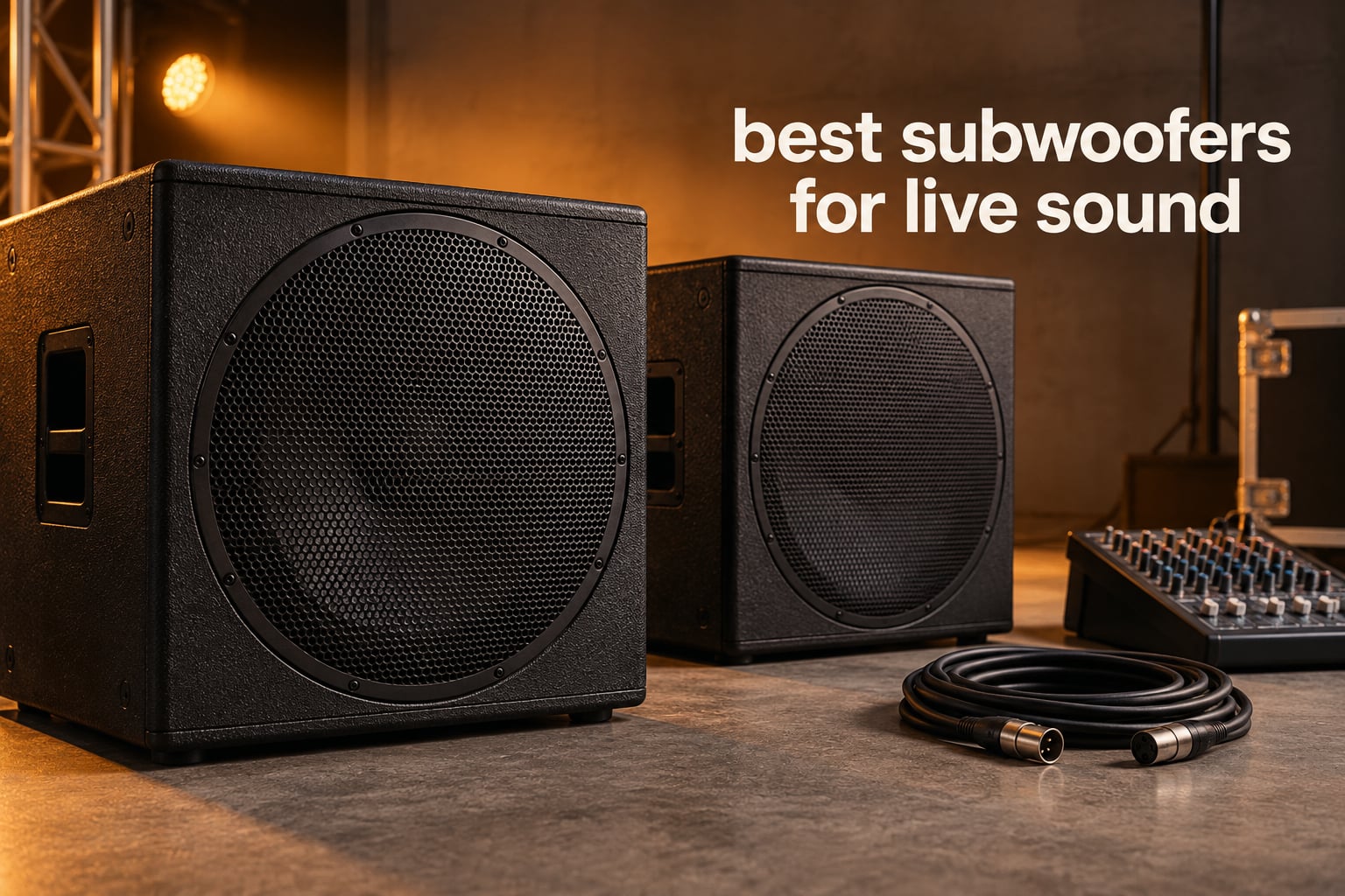 best subwoofers for live sound