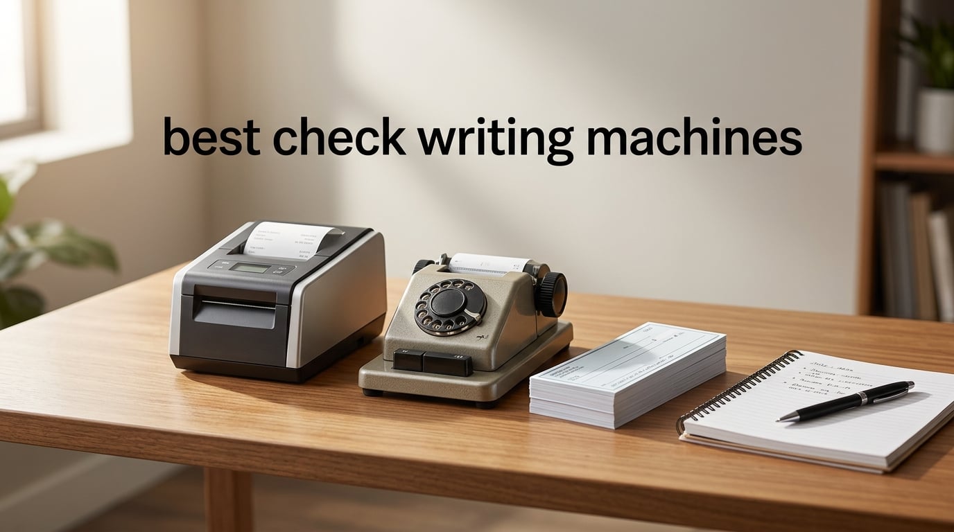 best check writing machines