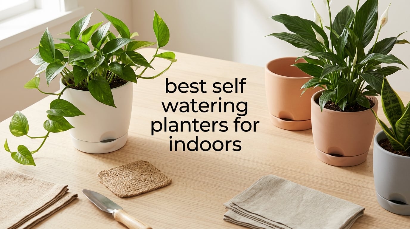 best self watering planters for indoors