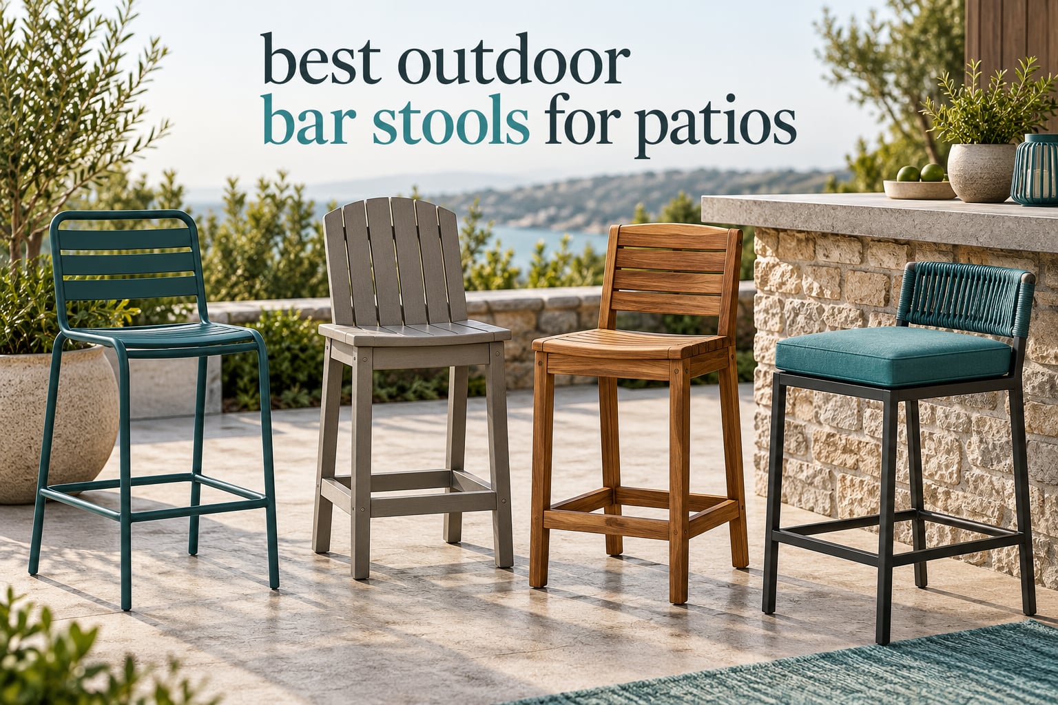 best outdoor bar stools for patios