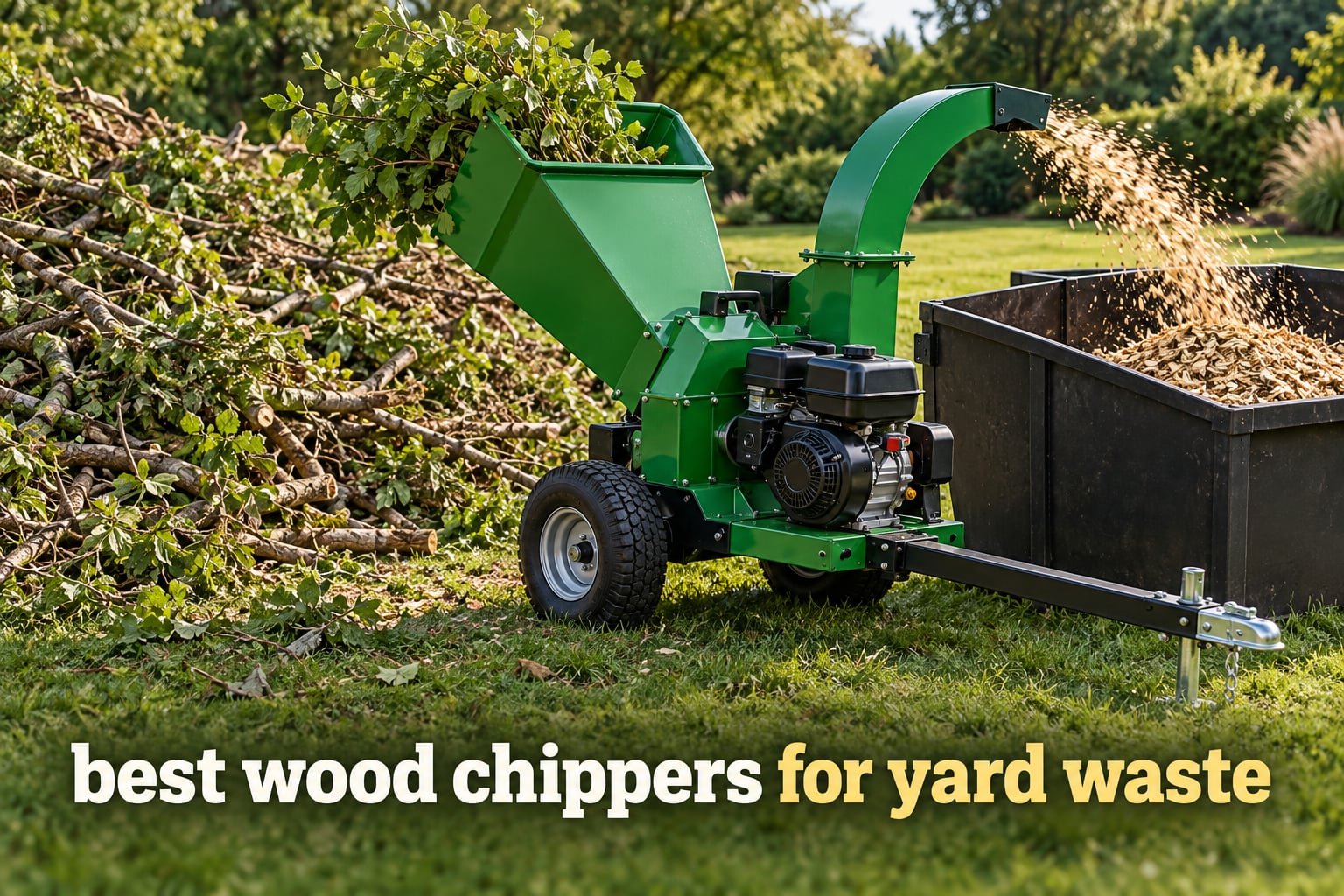 best wood chippers for yard waste