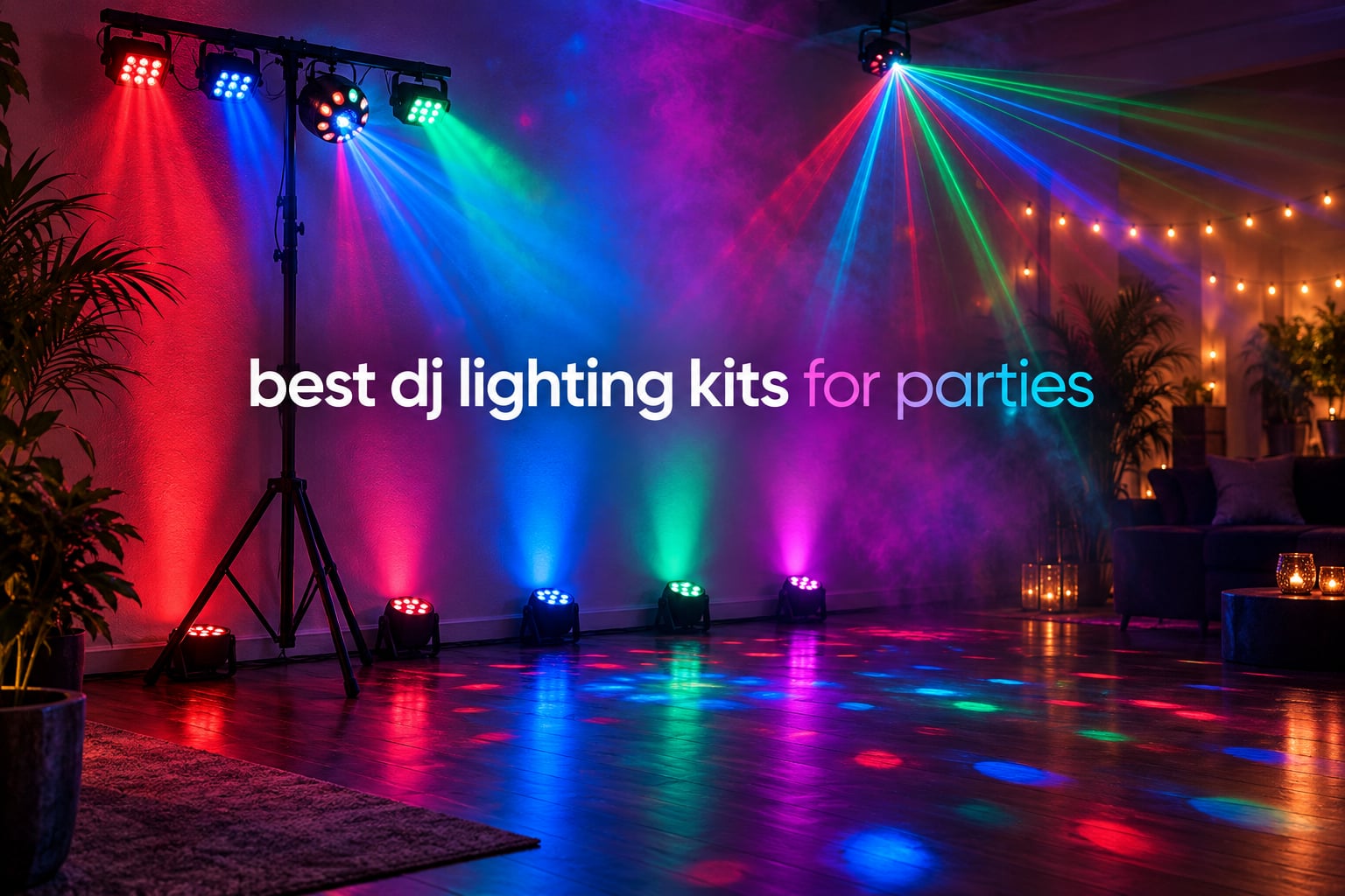 best dj lighting kits for parties