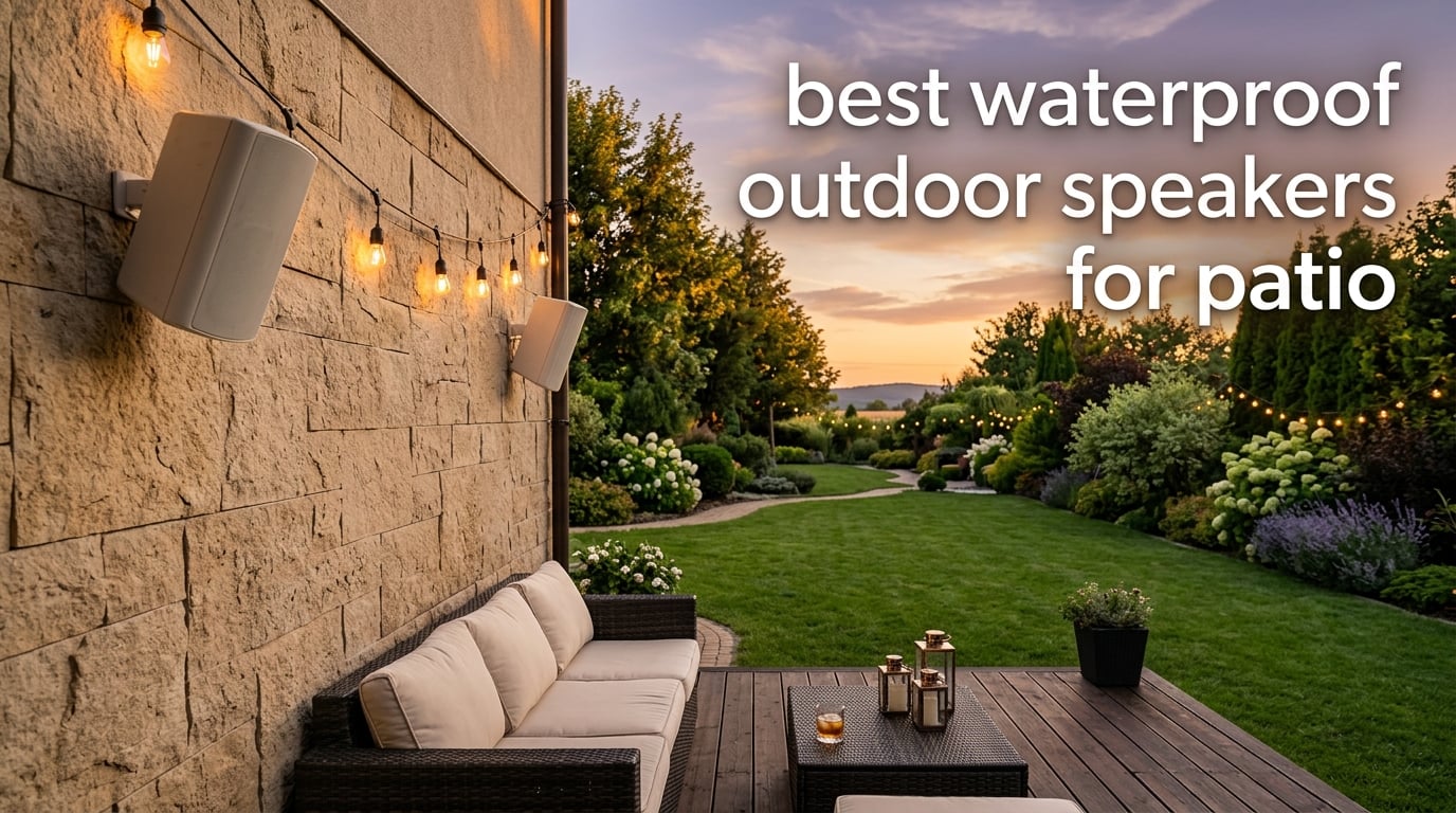 best waterproof outdoor speakers for patio