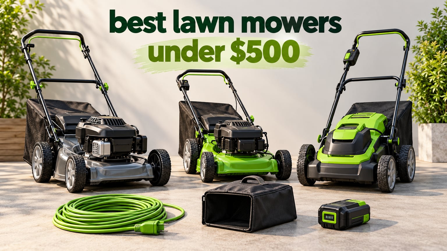 best lawn mowers under $500
