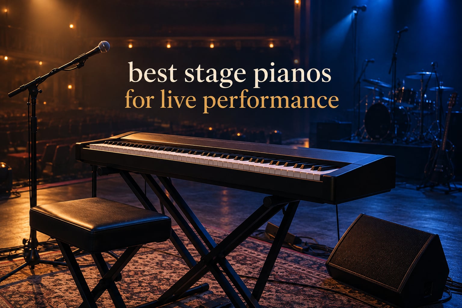 best stage pianos for live performance