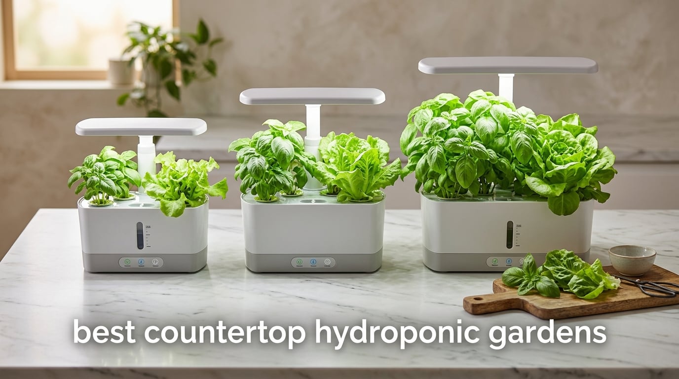 best countertop hydroponic gardens