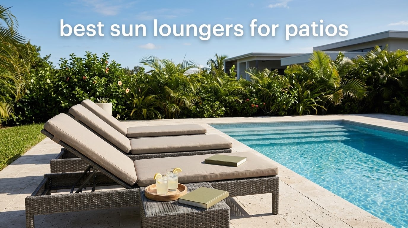 best sun loungers for patios