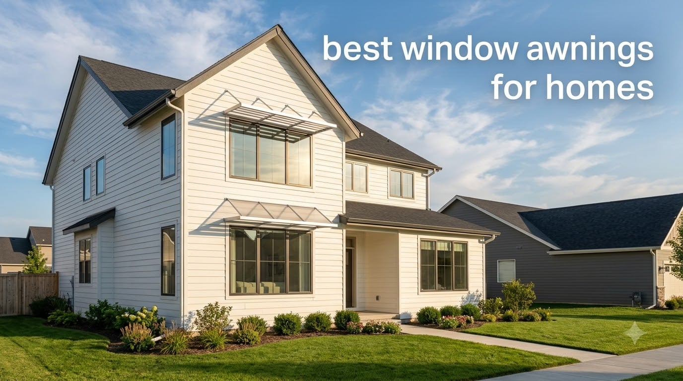 best window awnings for homes