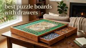 best puzzle boards with drawers