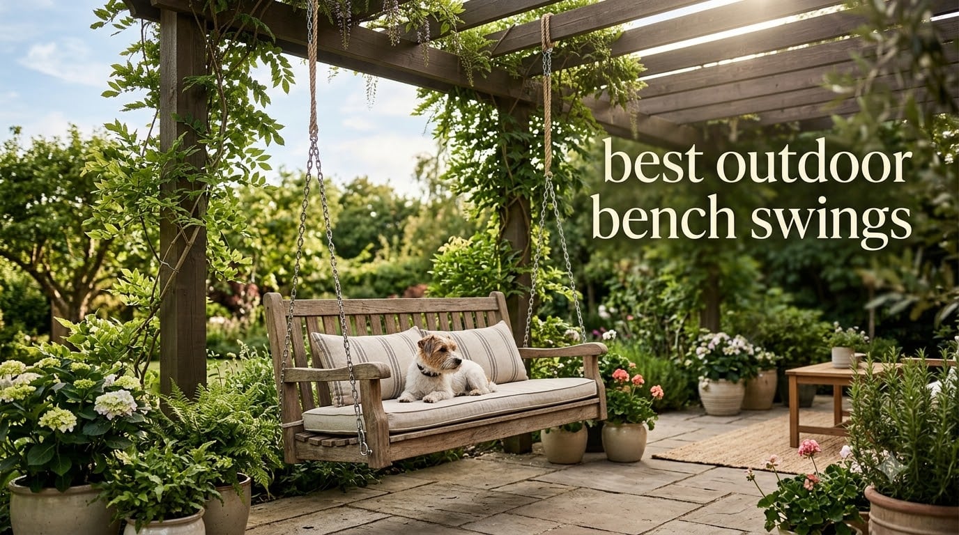 best outdoor bench swings
