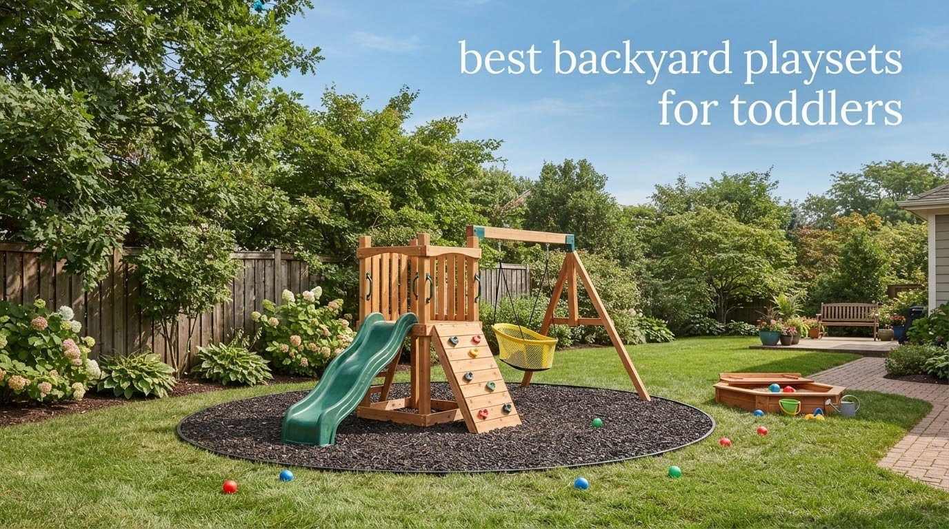best backyard playsets for toddlers